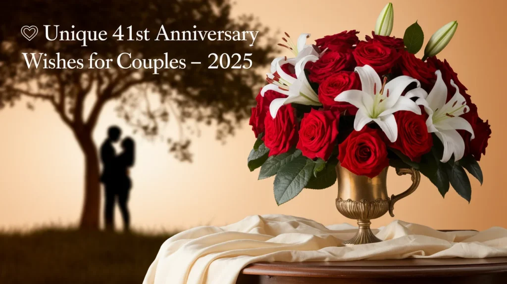 Unique 41st Anniversary Wishes for Couples