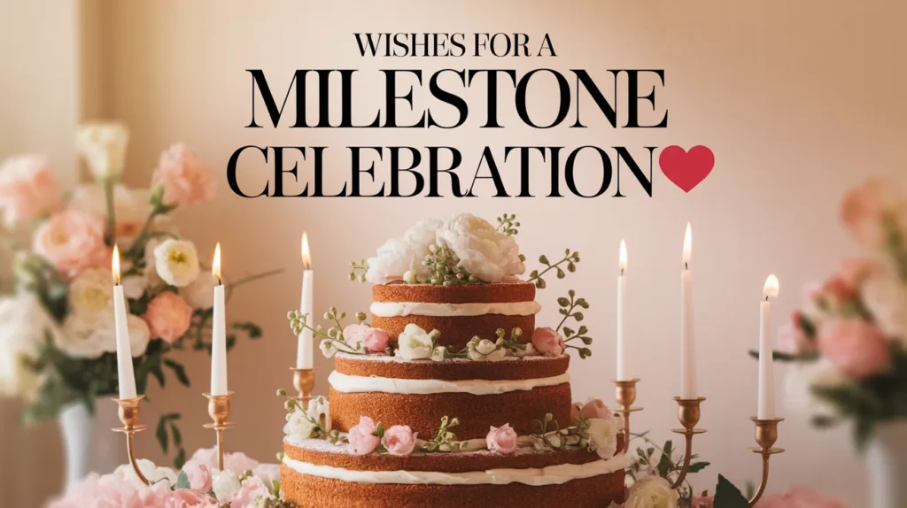 Wishes for a Milestone Celebration