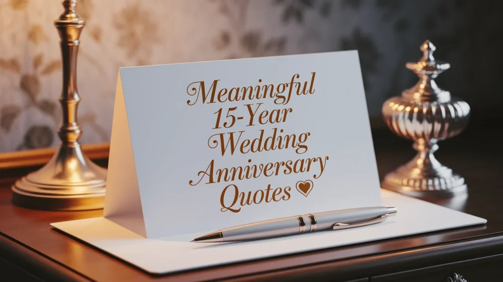 Meaningful 15-Year Wedding Anniversary Quotes