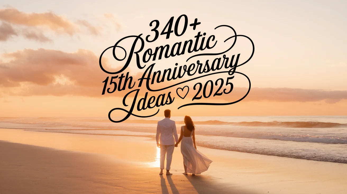 Romantic 15th Anniversary Ideas