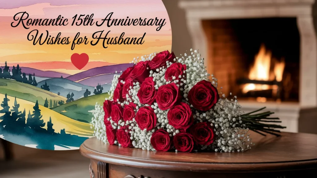 Romantic 15th Anniversary Wishes for Husband