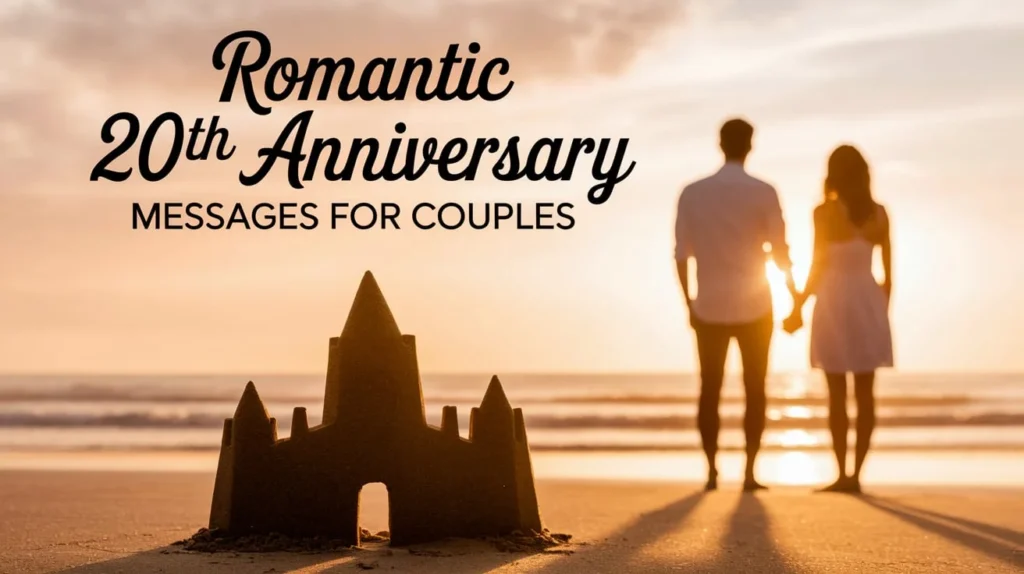 Romantic 20th Anniversary Messages for Couples