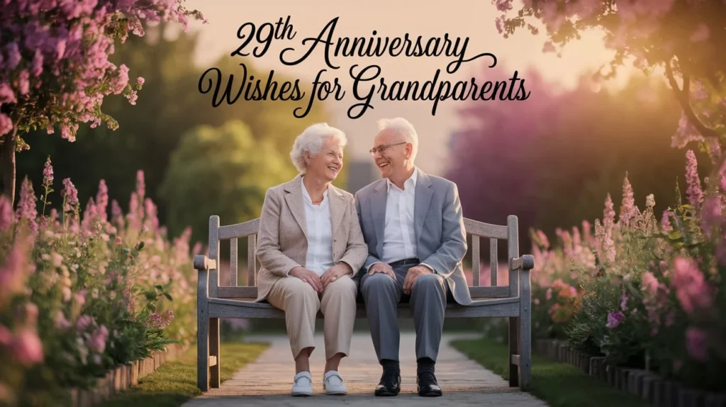 29th Anniversary Wishes for Grandparents