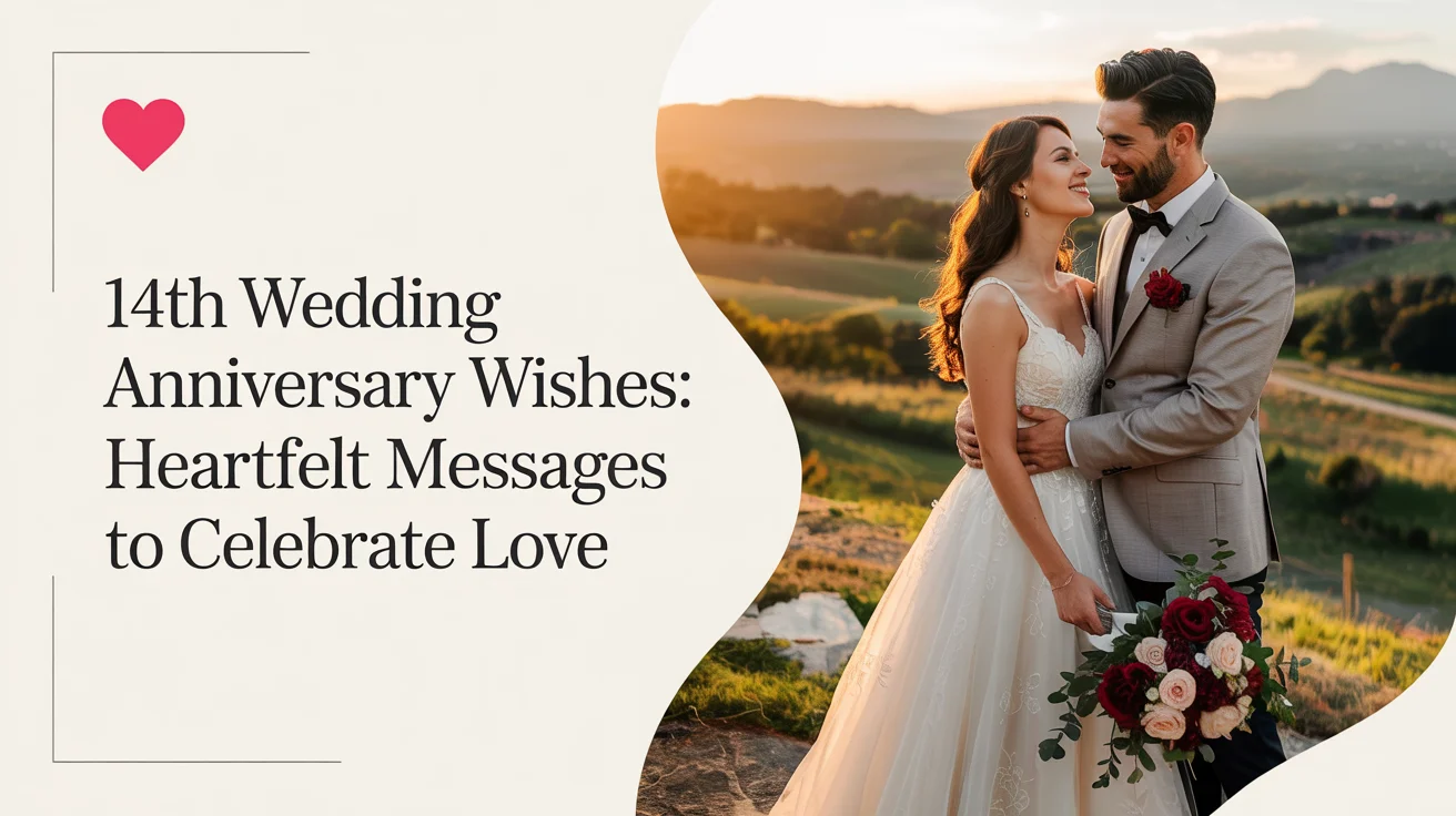 14th Wedding Anniversary Wishes Heartfelt Messages to Celebrate Love
