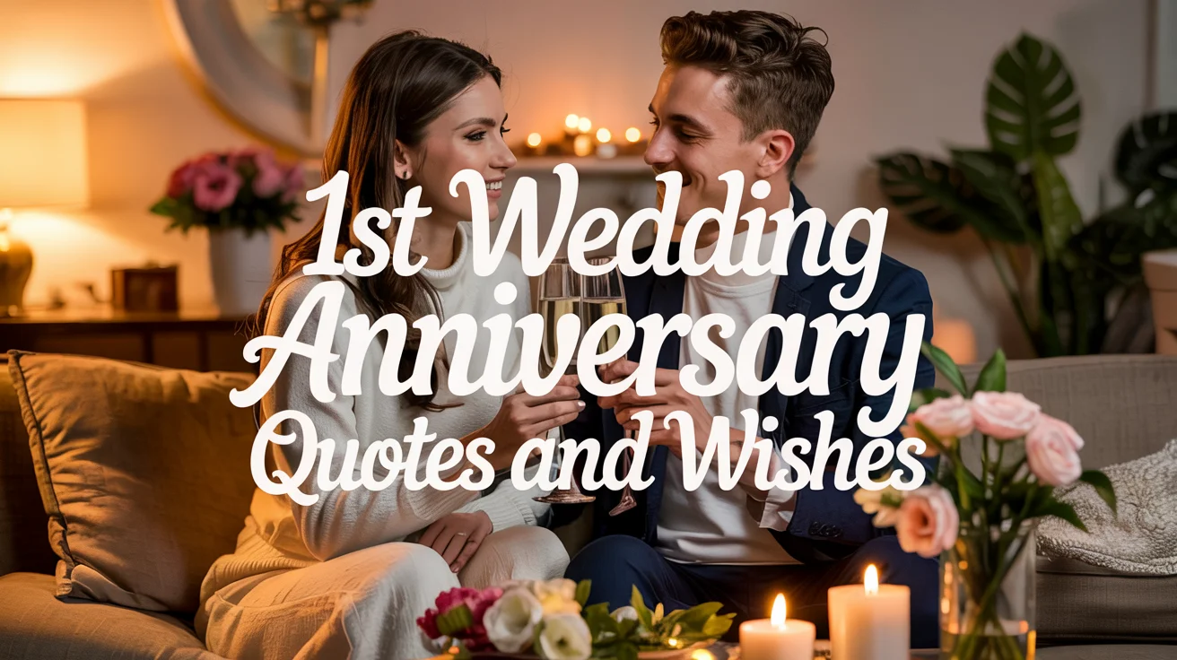 1st Wedding Anniversary Quotes and Wishes