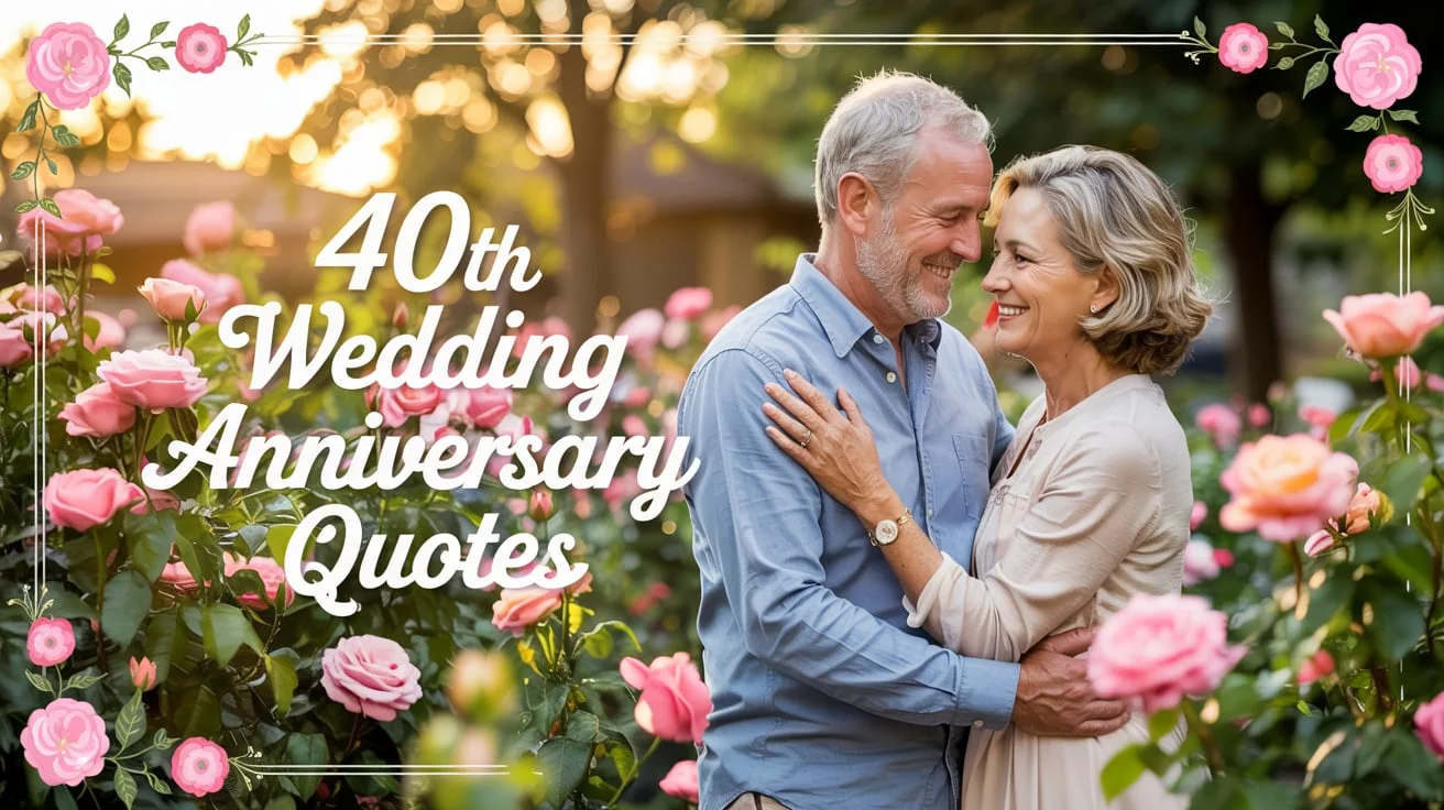 40th Wedding Anniversary Quotes
