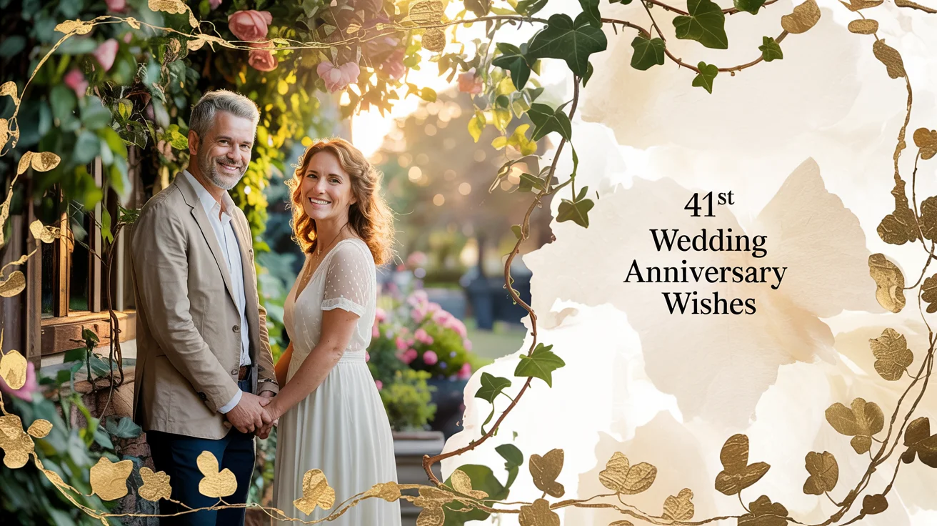 41st Wedding Anniversary Wishes