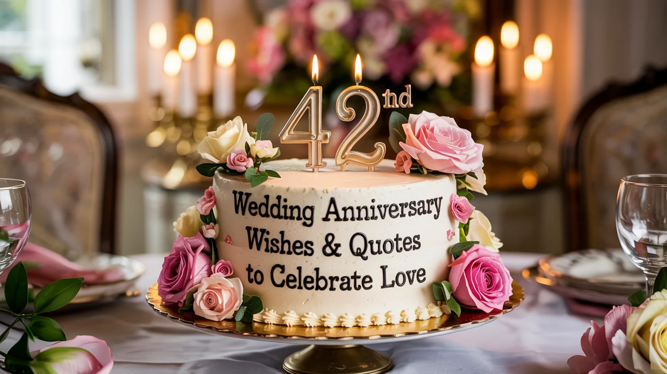 42nd Wedding Anniversary Wishes & Quotes to Celebrate Love