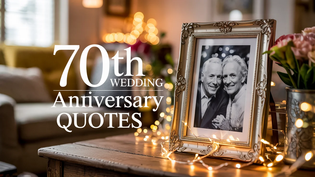 70th Wedding Anniversary Quotes