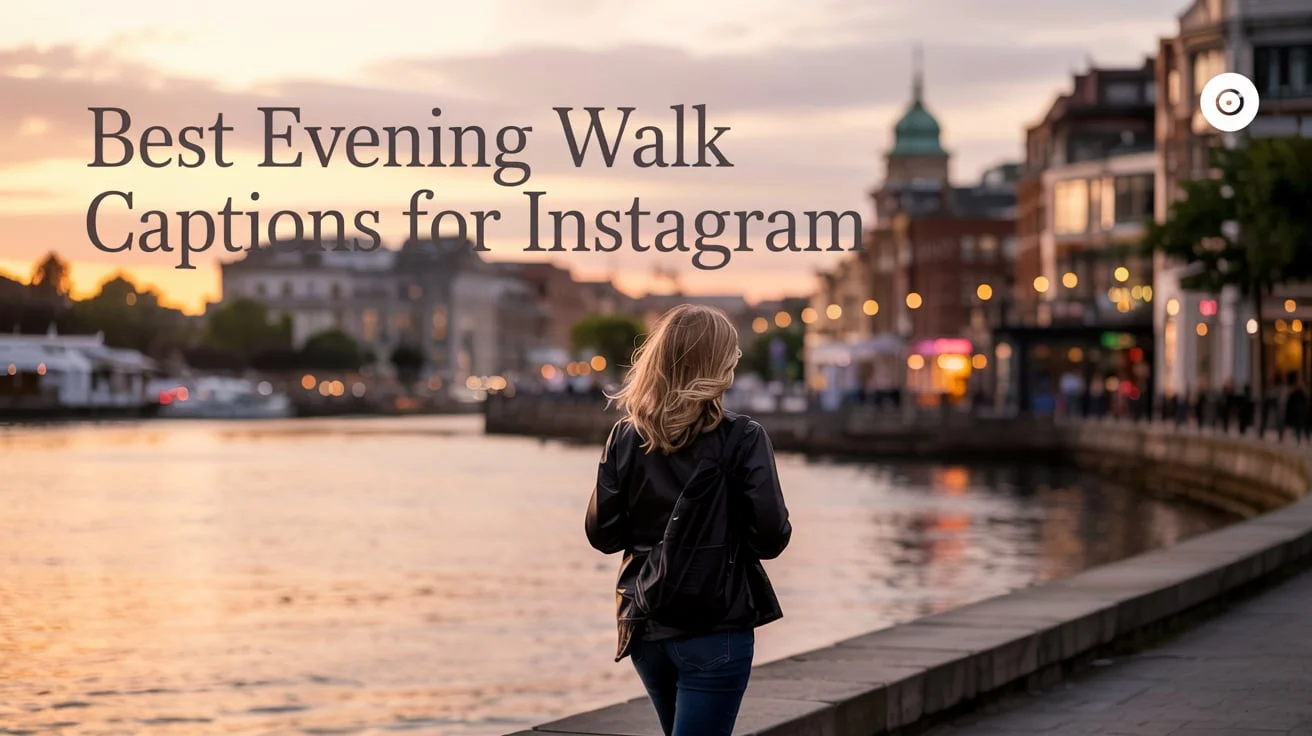 Best Evening Walk Captions for Instagram
