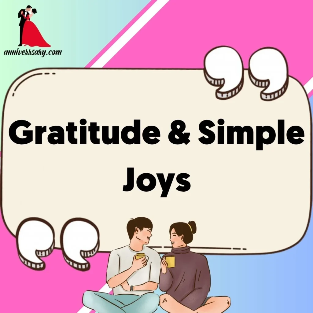 Gratitude & Simple Joys
