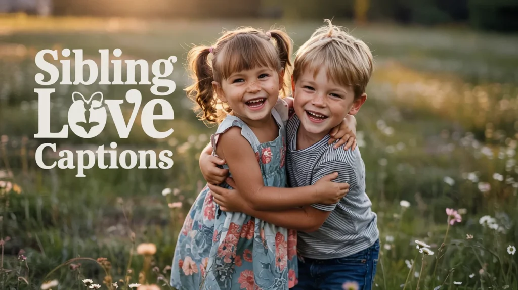 Sibling Love Captions