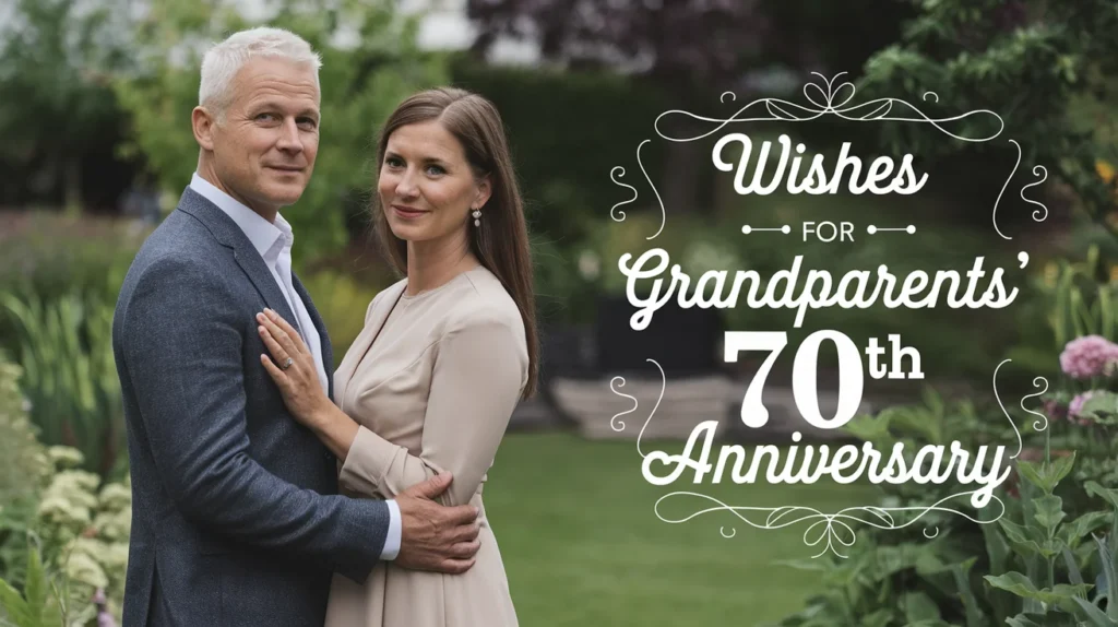 Wishes for Grandparents’ 70th Anniversary